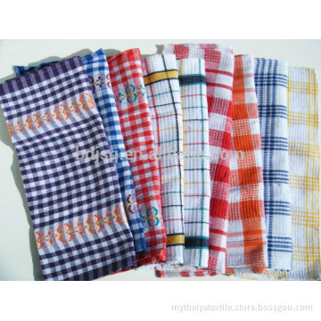 Wholesale yarn dyed cheap Cotton Waffle Tea Towel kitchen towel